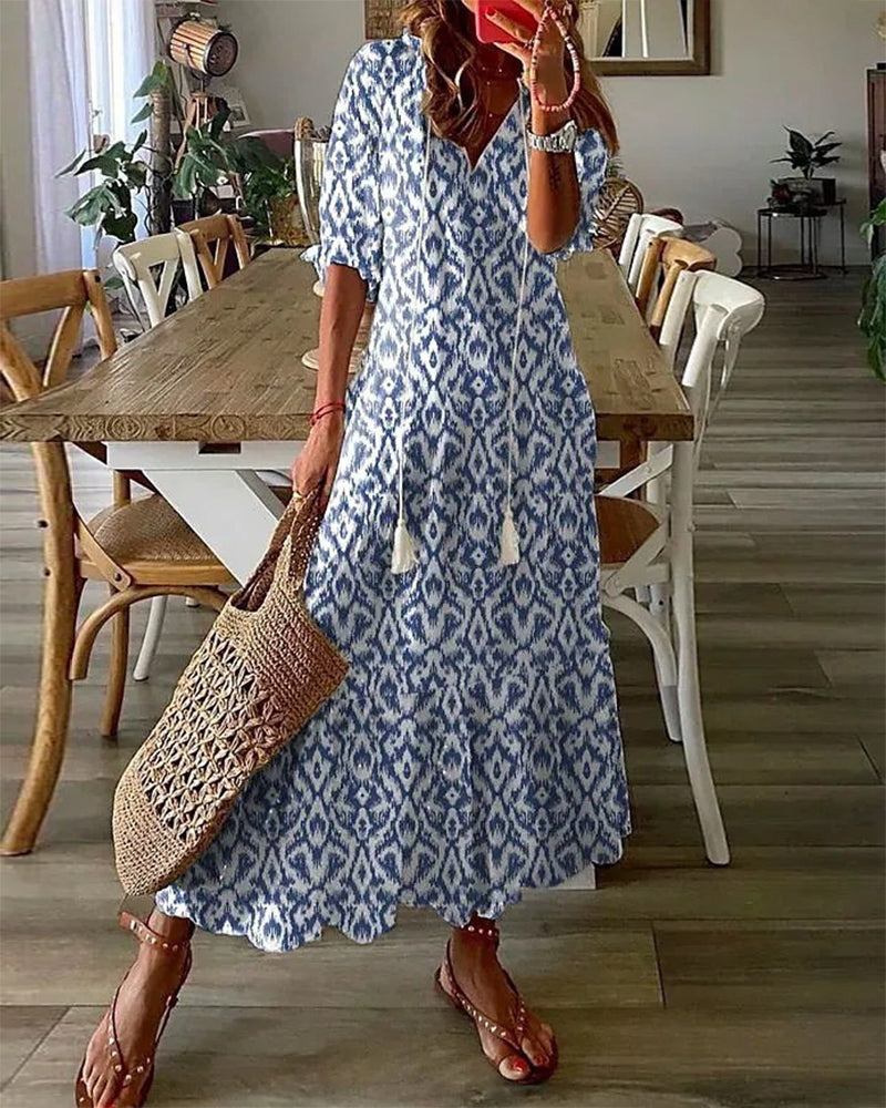 Willow | Women's A-Line Tiered Summer Dress