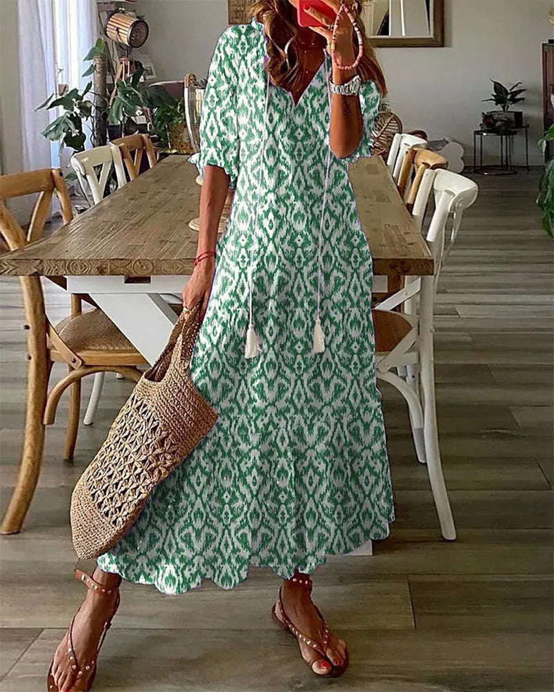 Willow | Women's A-Line Tiered Summer Dress