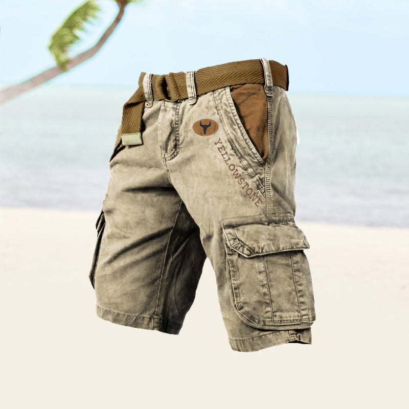 Dylan | Men's Utility Pocket Casual Cargo Shorts