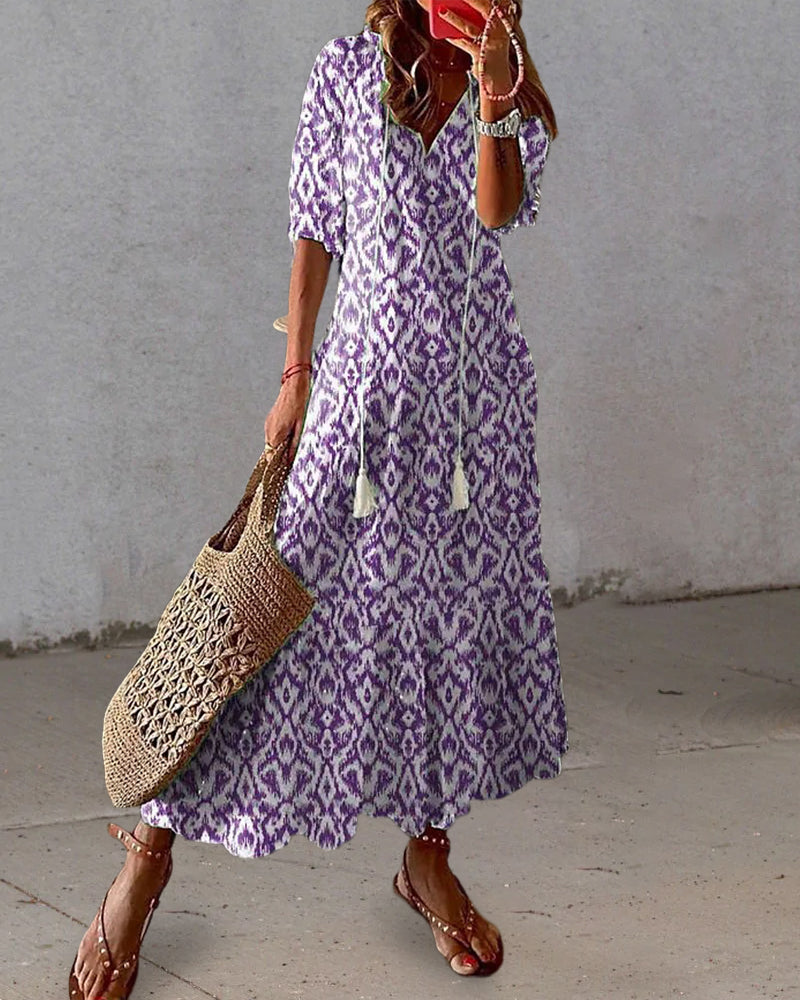 Willow | Women's A-Line Tiered Summer Dress