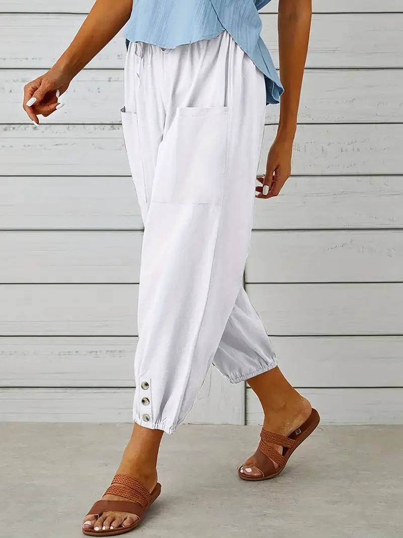 Nora | Women's Loose Fit Drawstring Casual Pants