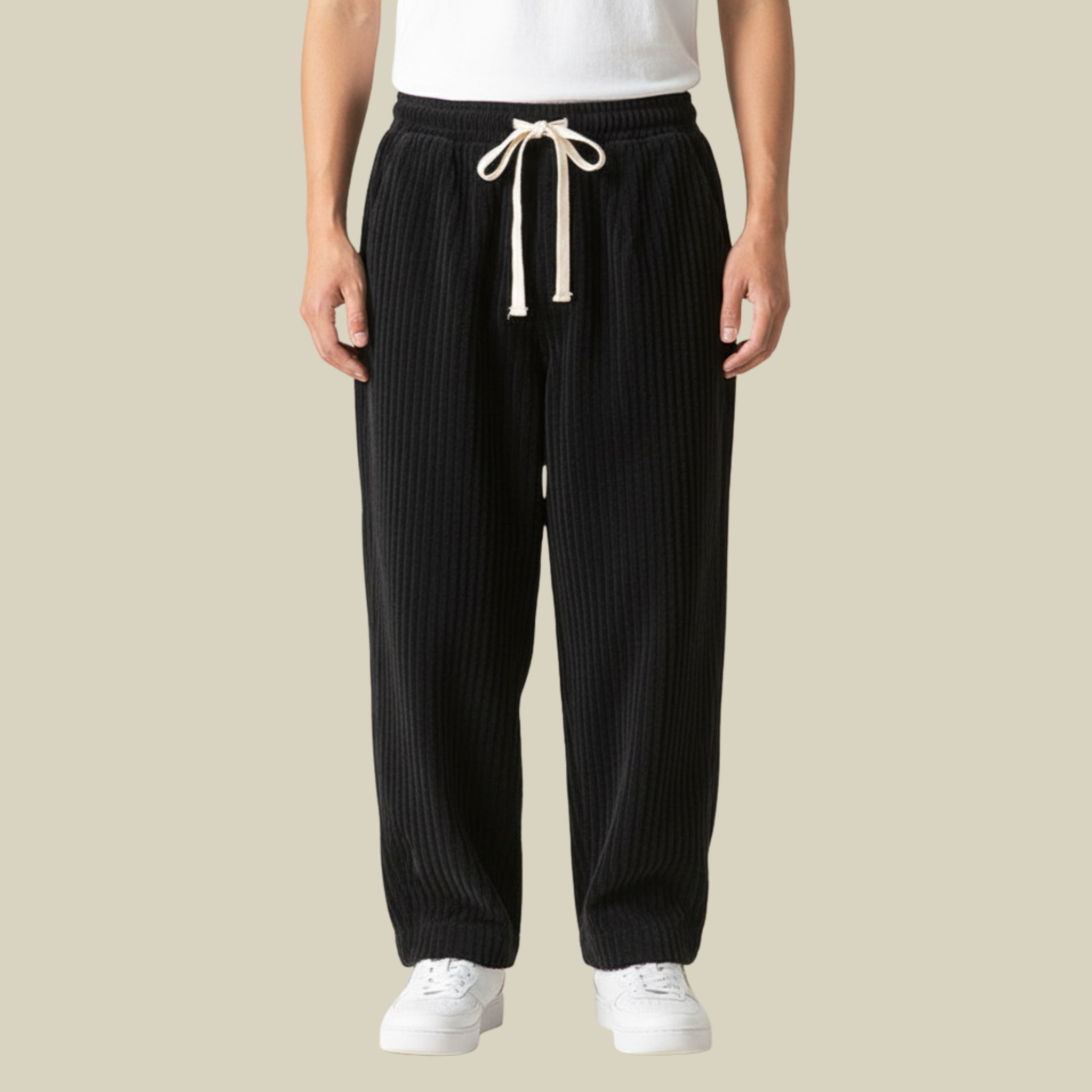 Mason | Men's Relaxed Corduroy Drawstring Trousers