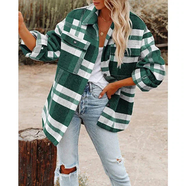 Harper | Women's Plaid Flannel Jacket