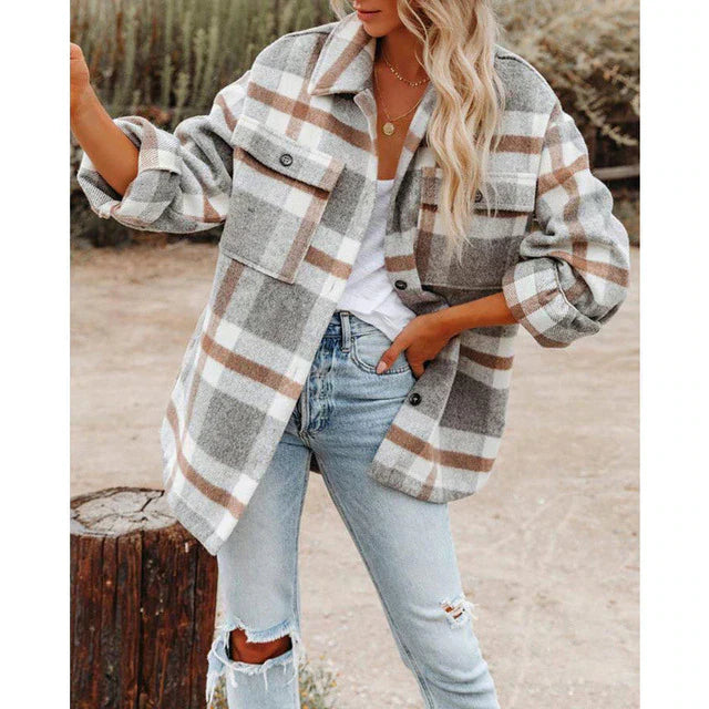 Harper | Women's Plaid Flannel Jacket