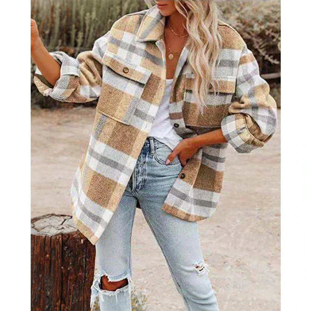 Harper | Women's Plaid Flannel Jacket