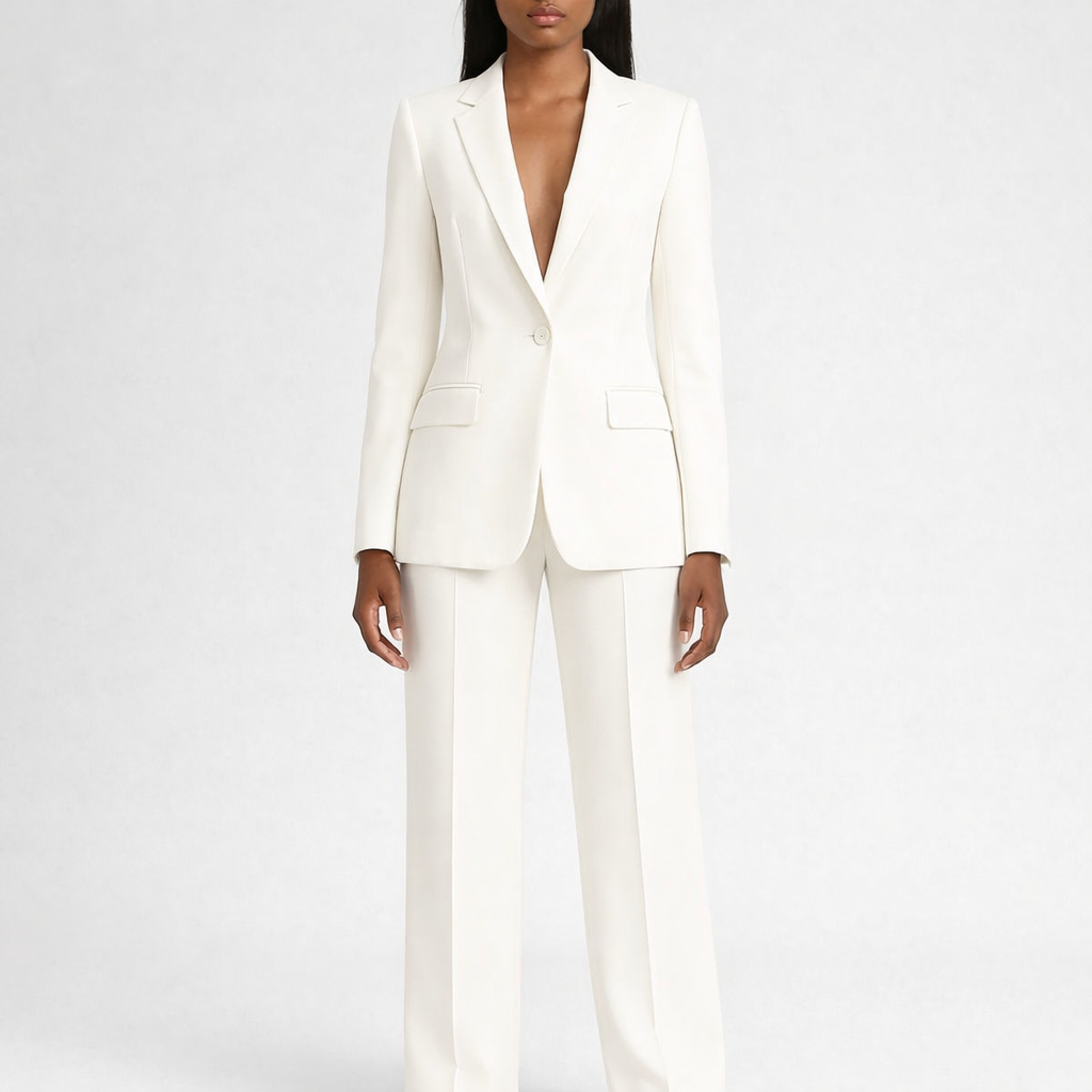 Celeste | Women's Elegant Tailored Wide-Leg Pantsuit