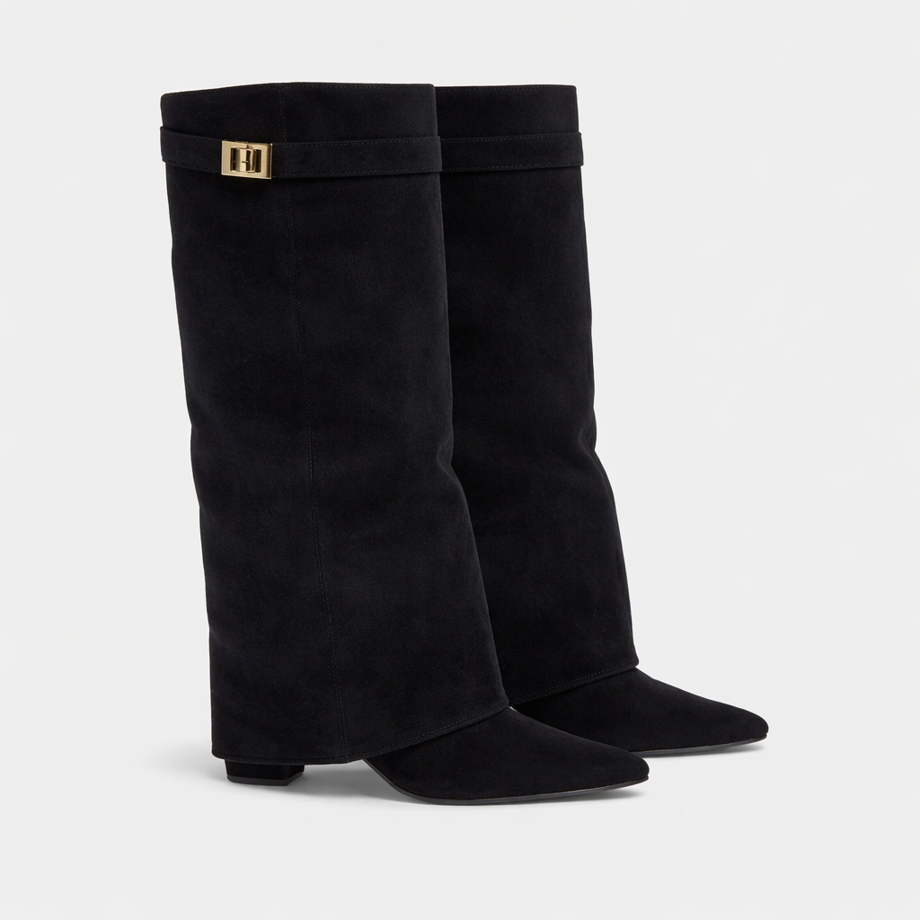Lila | Women's Knee-High Faux Suede Boots