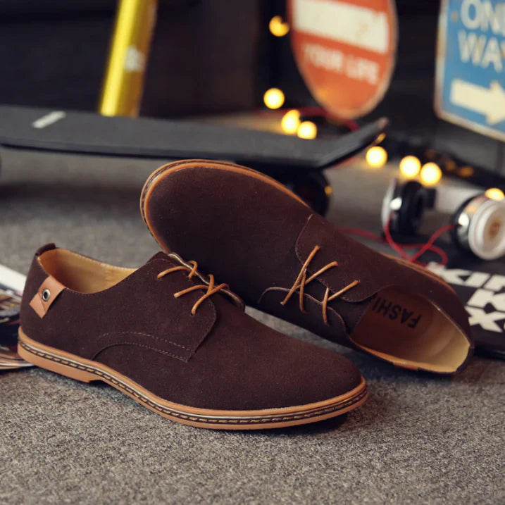 Ethan | Men's Suede Oxford Dress Shoes