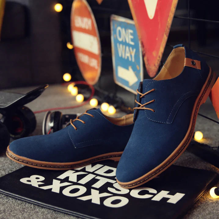 Ethan | Men's Suede Oxford Dress Shoes