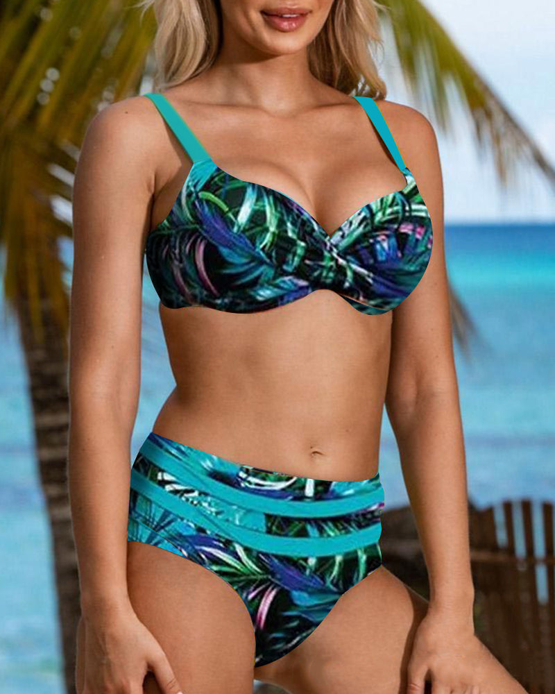 Madison | Women's High Waisted Two Piece Swimwear