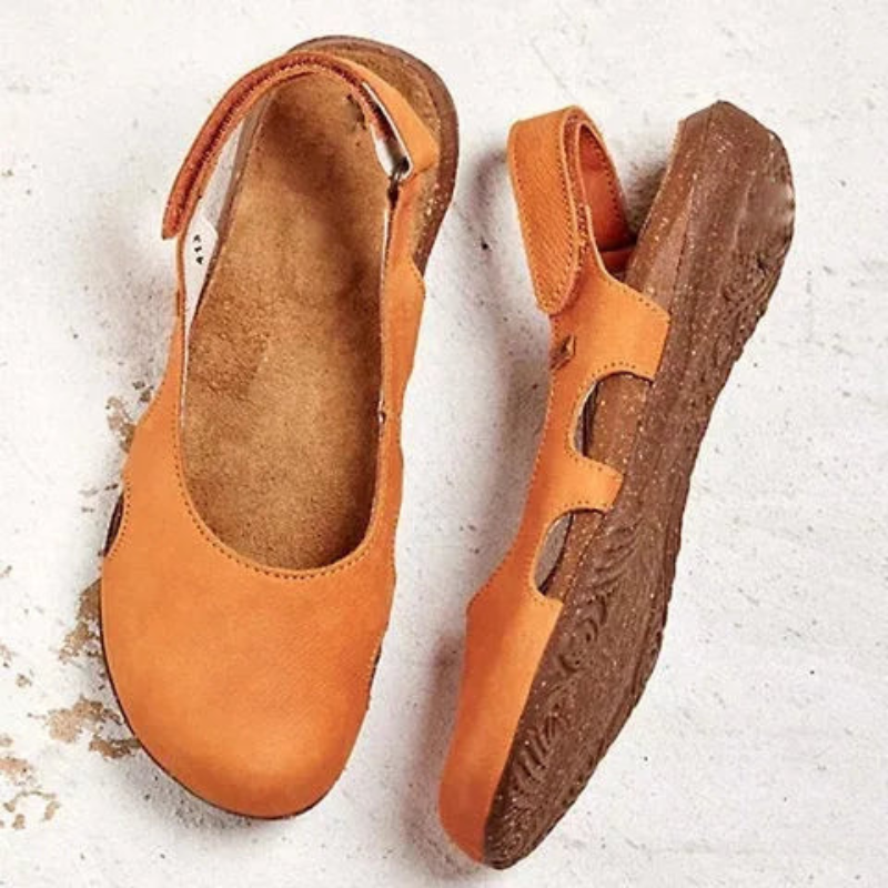 Clara | Women's Closed Toe Classic Flat Sandals