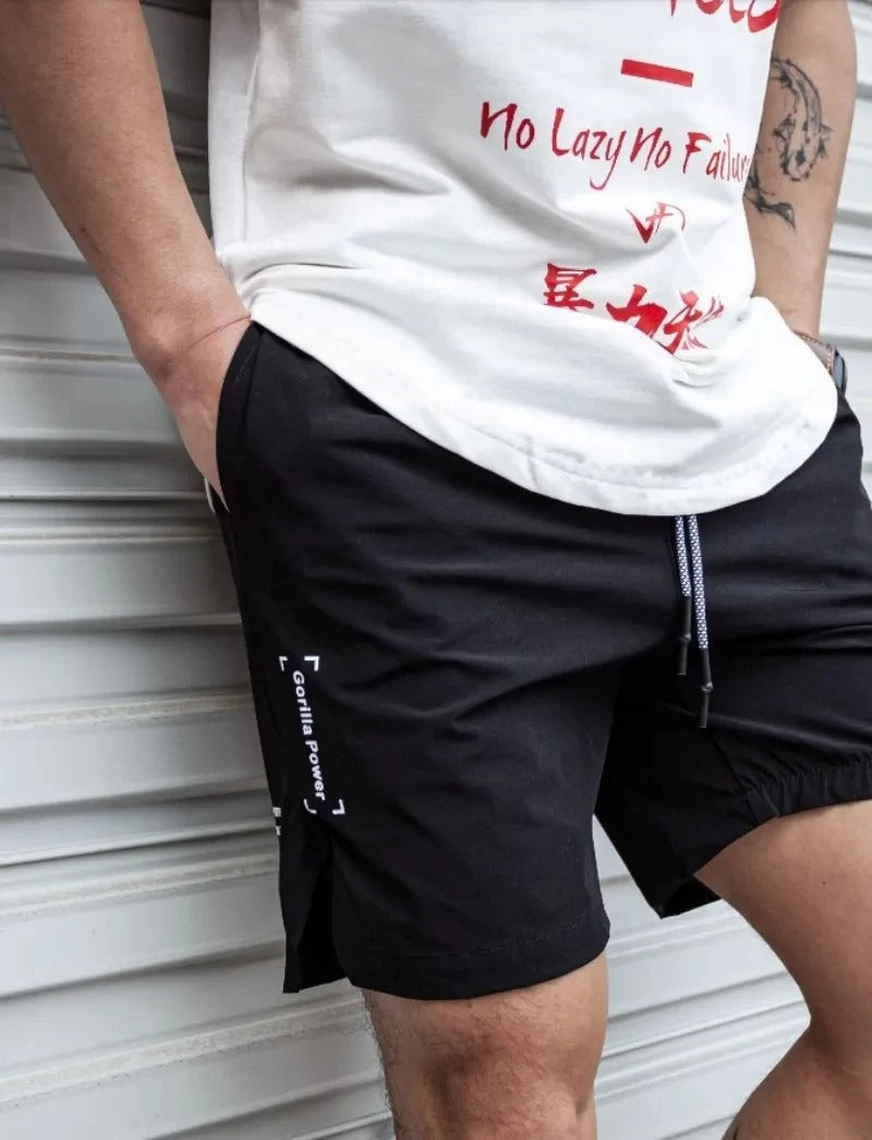 Elliot | Men's Solid Color Drawstring Swim Shorts