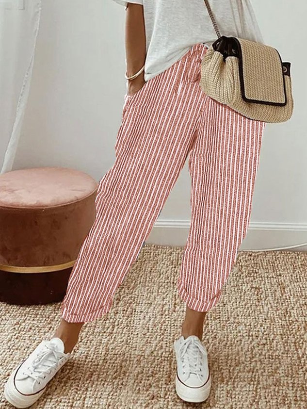 Sofia | Women's Drawstring Linen Pants