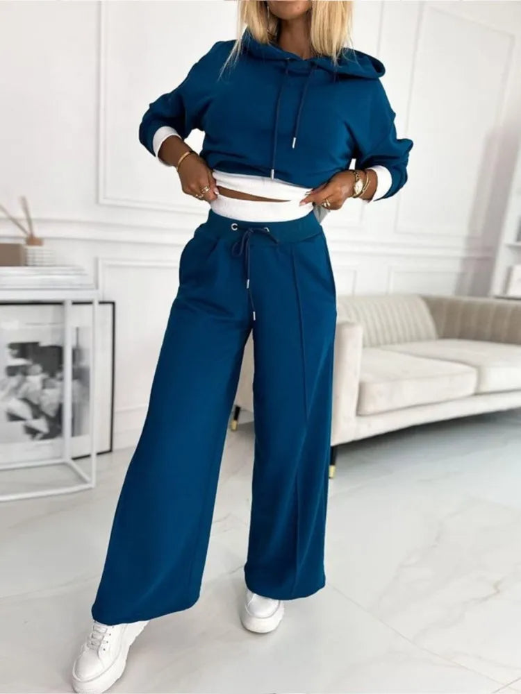 Sienna | Women's Cozy Hoodie Split-Hem Lounge Set