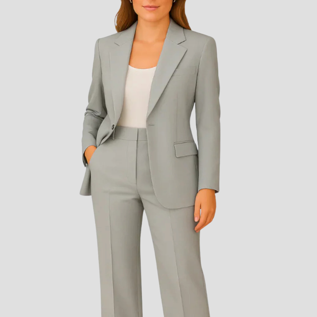Victoria | Women's Single-Breasted Pant Suit Set