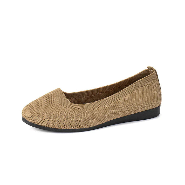 Ava | Women's Knit Slip-On Ballet Flats