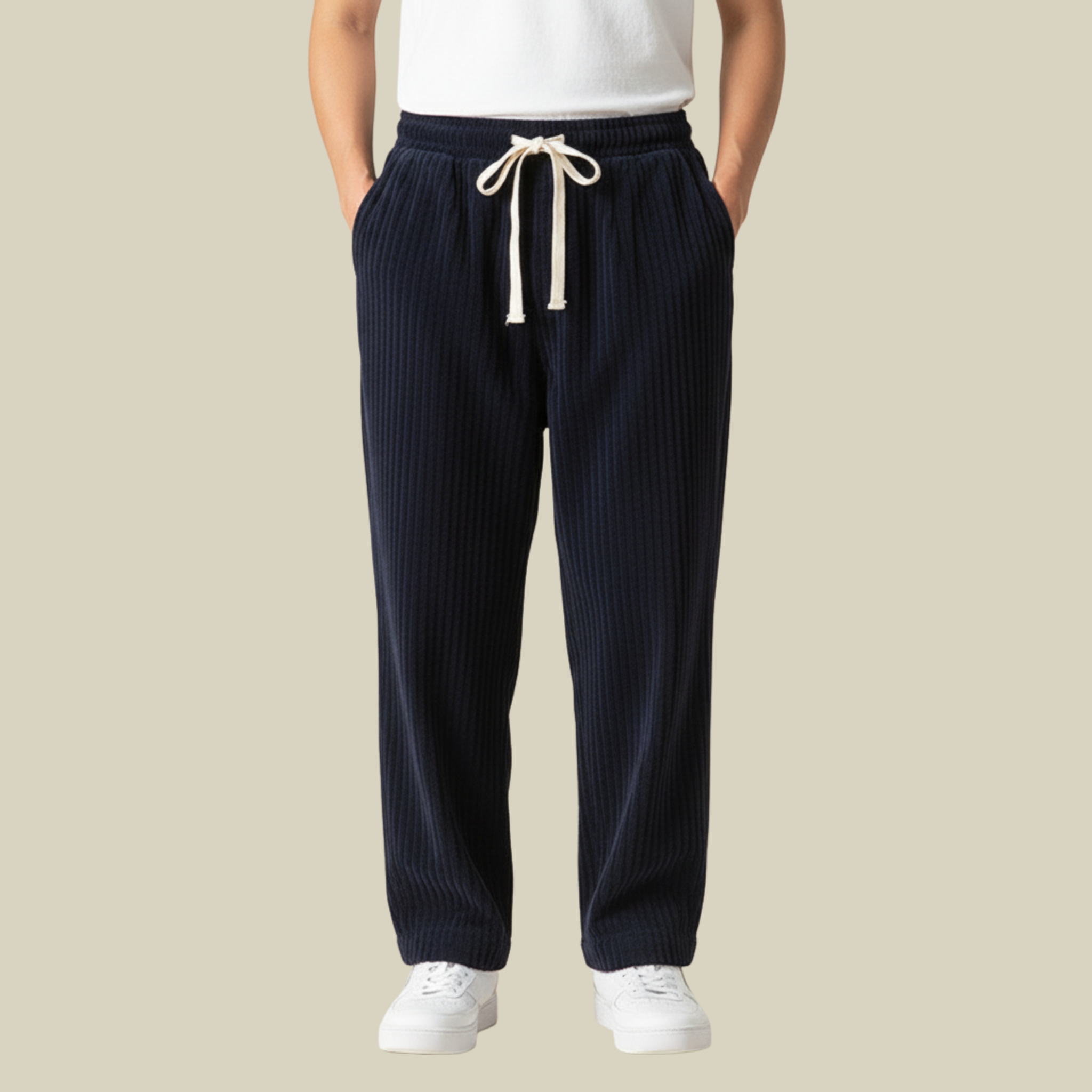 Mason | Men's Relaxed Corduroy Drawstring Trousers