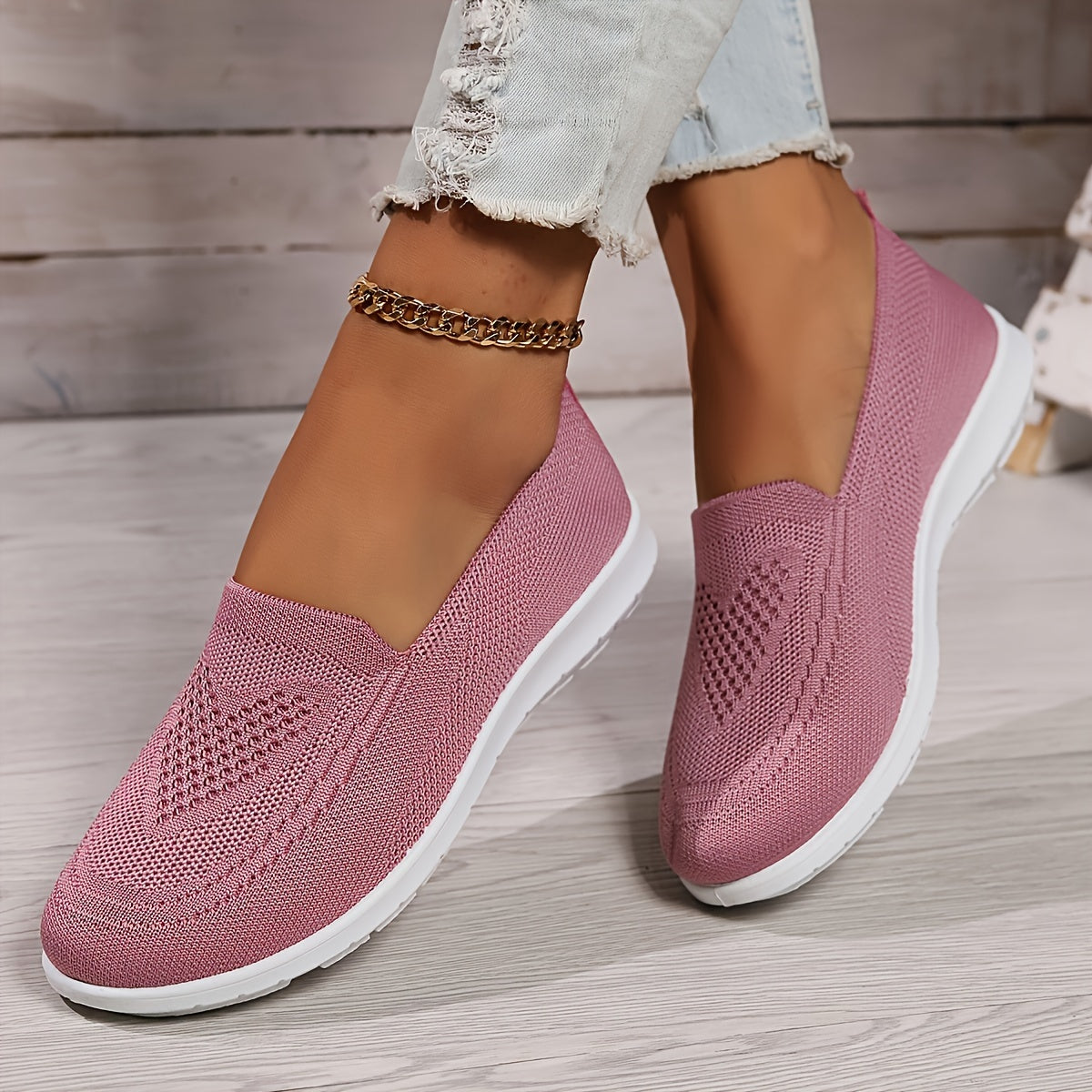 Avery | Women's Knit Slip-On Walking Shoes