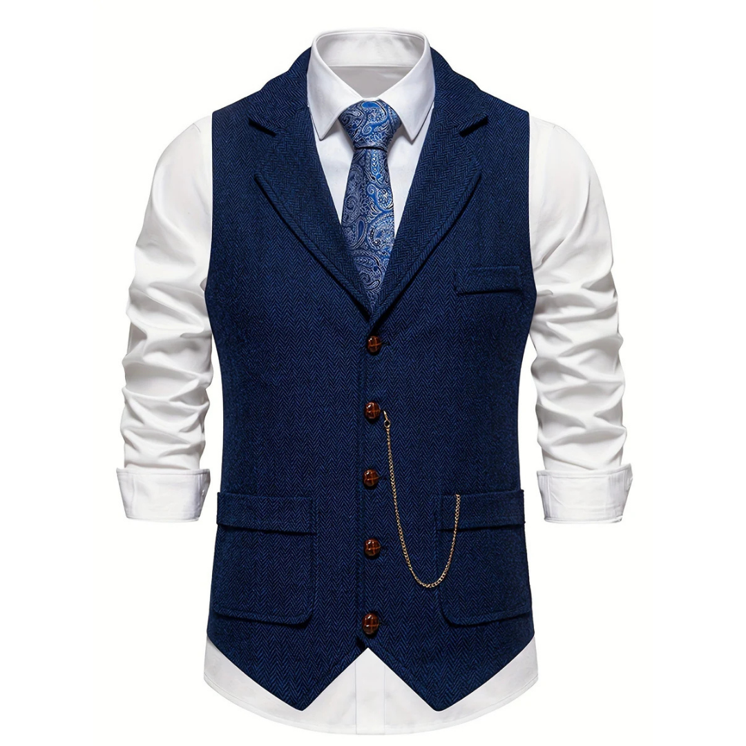 Edwin | Men's Vintage Buckle Pocket Vest