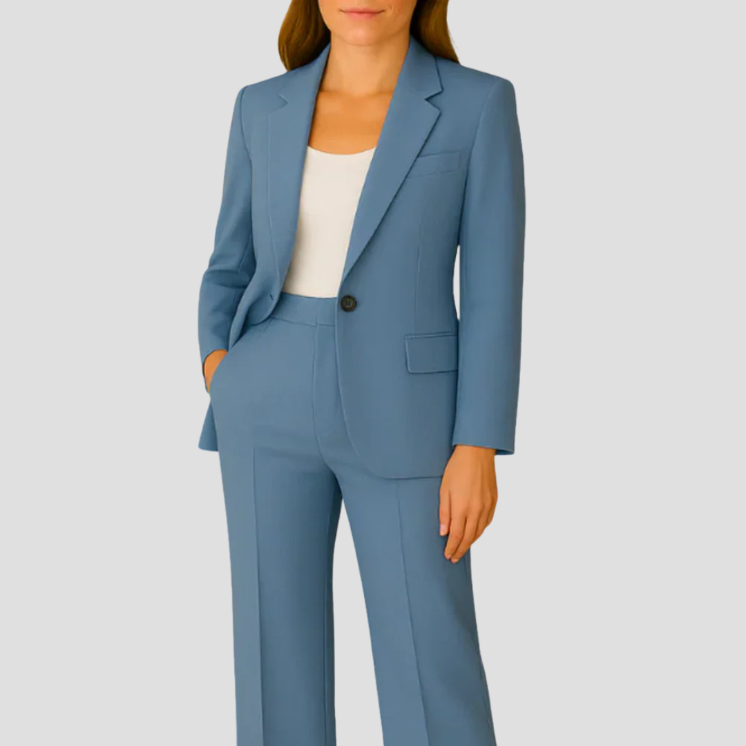 Victoria | Women's Single-Breasted Pant Suit Set