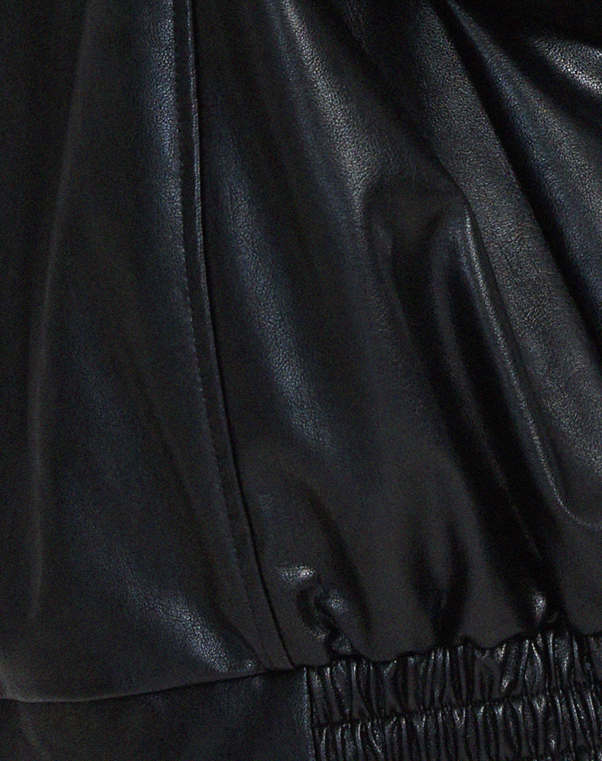 Lila | Women's Faux Leather Bomber Jacket