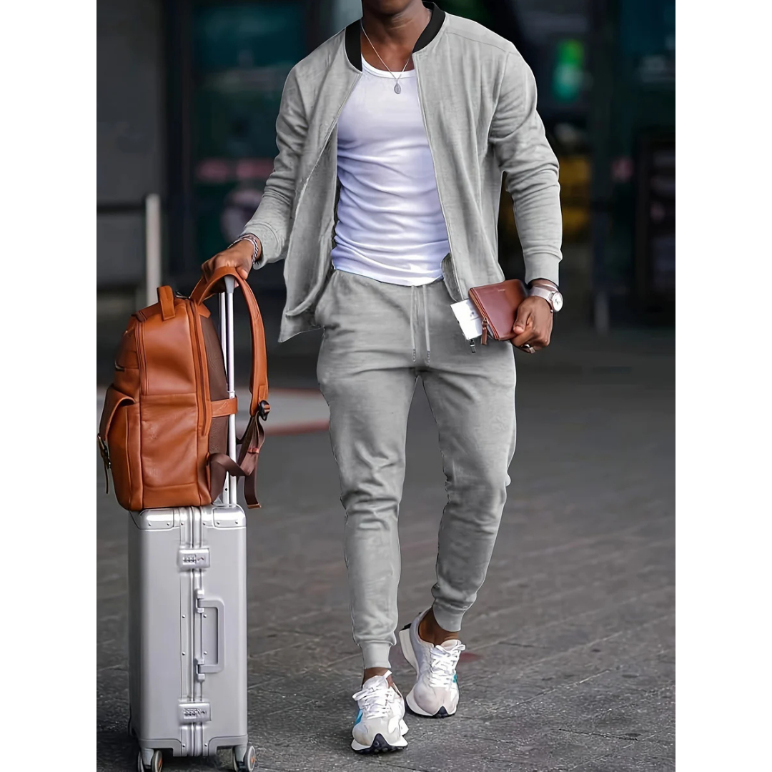 Lucas | Men's Zip-Up Jacket & Sweatpant Set