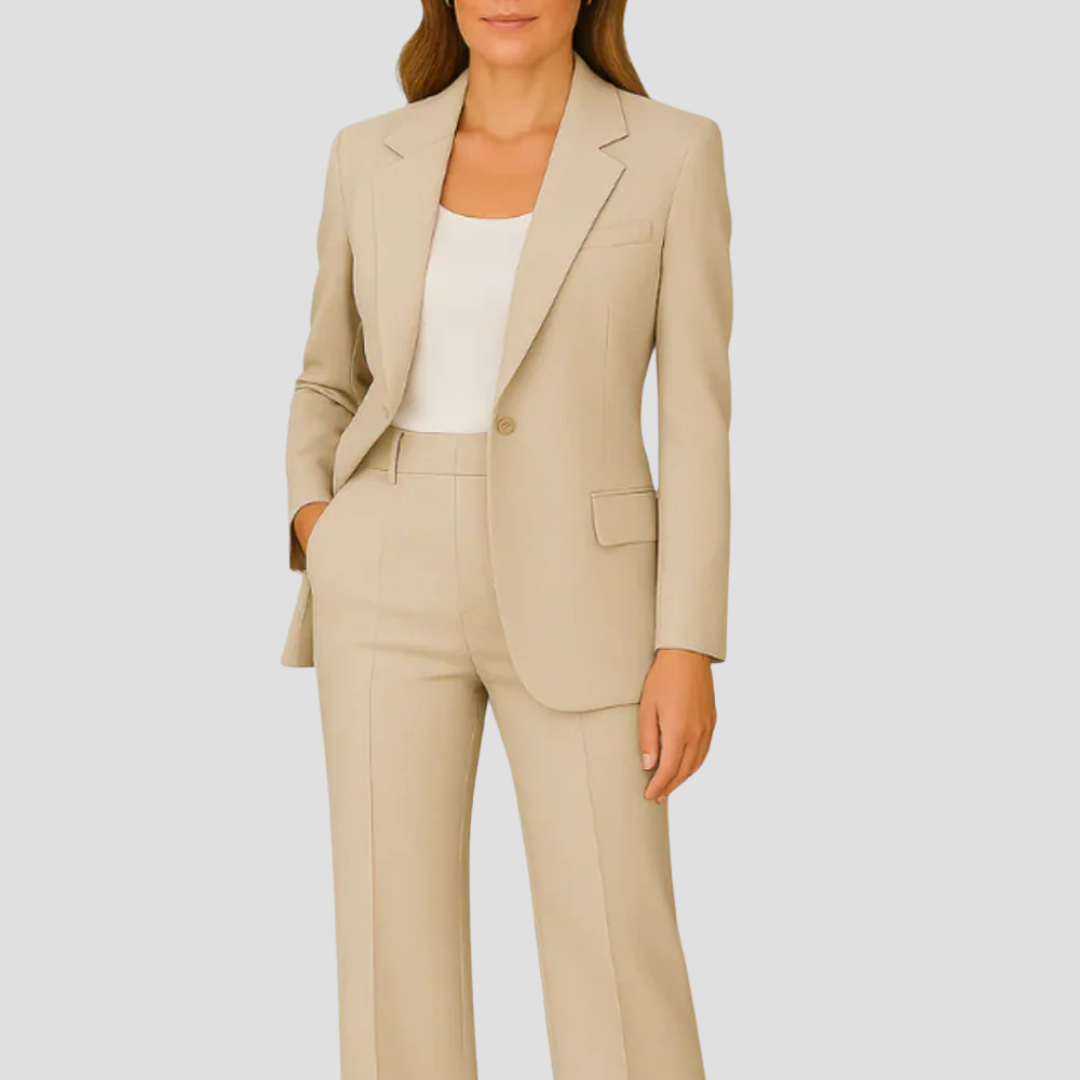 Victoria | Women's Single-Breasted Pant Suit Set