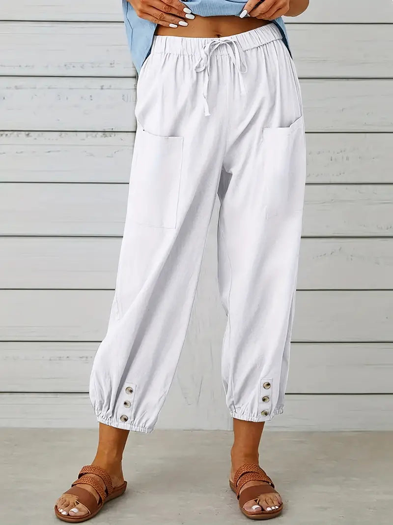 Nora | Women's Loose Fit Drawstring Casual Pants