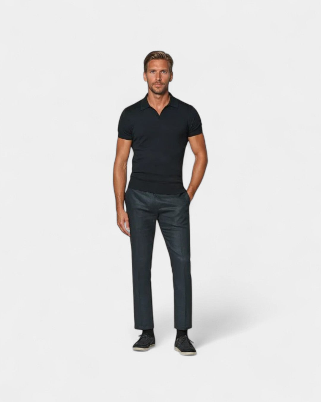 Leo | Men's Minimalist Short Sleeve Casual Shirt