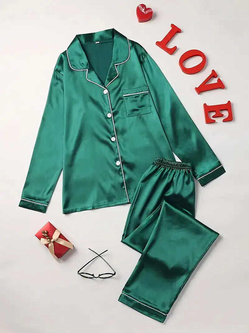 Liana | Women's Satin Pajama Set