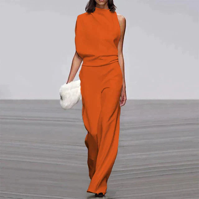 Sophie | Women's One-Shoulder Wide-Leg Jumpsuit