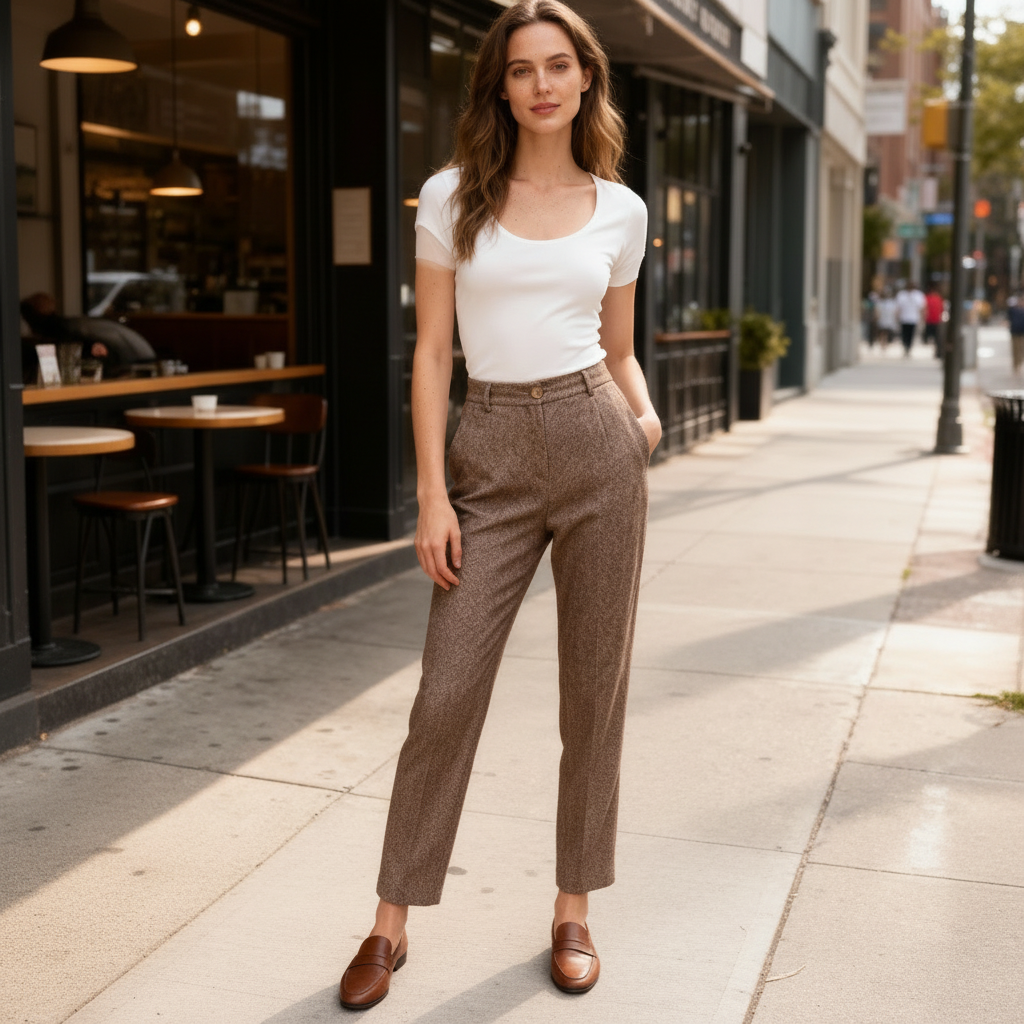 Claire | Women's Ankle Length Straight Leg Pants