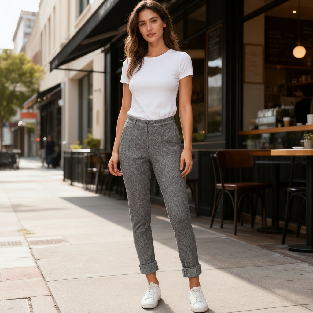 Claire | Women's Ankle Length Straight Leg Pants