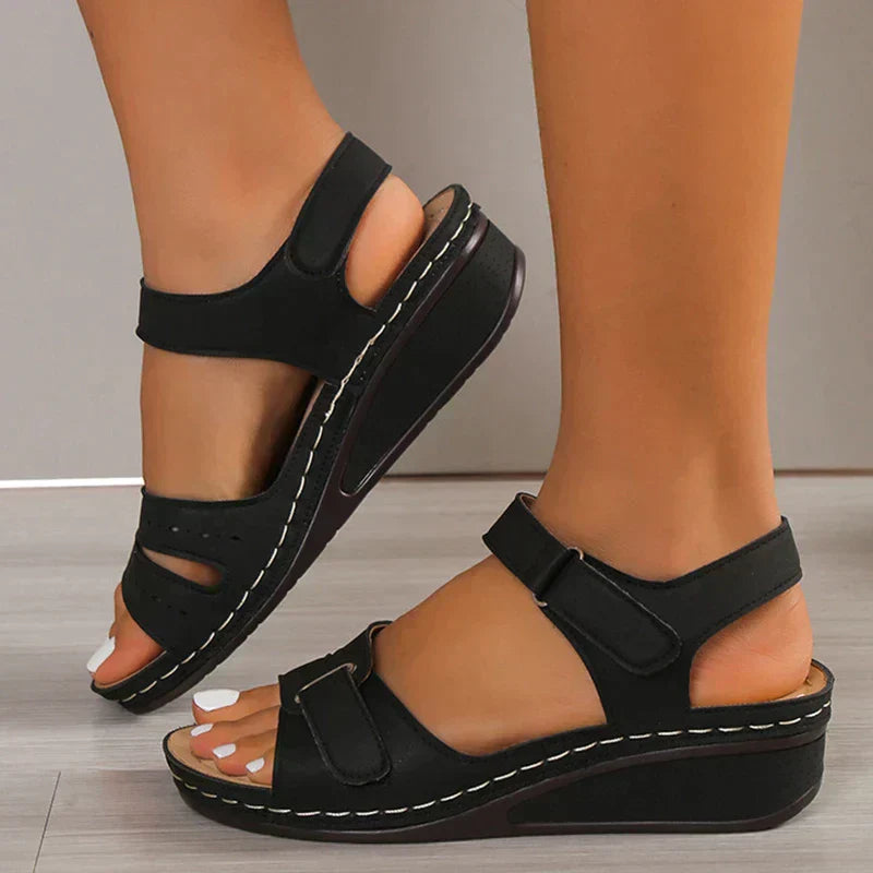 Zoe | Women's Adjustable Velcro Strap Sandals