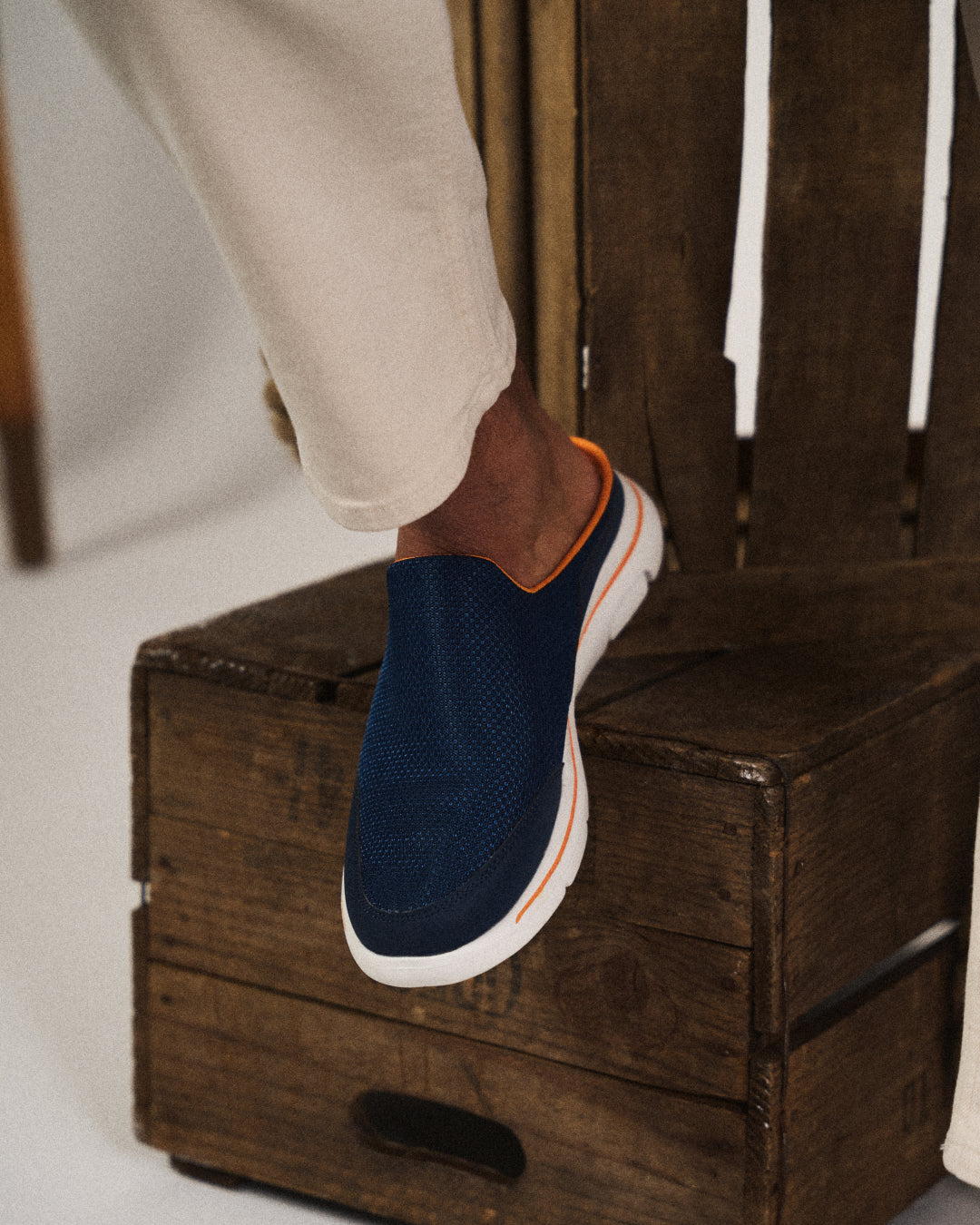 Evan | Men's Casual Backless Mule Sneakers
