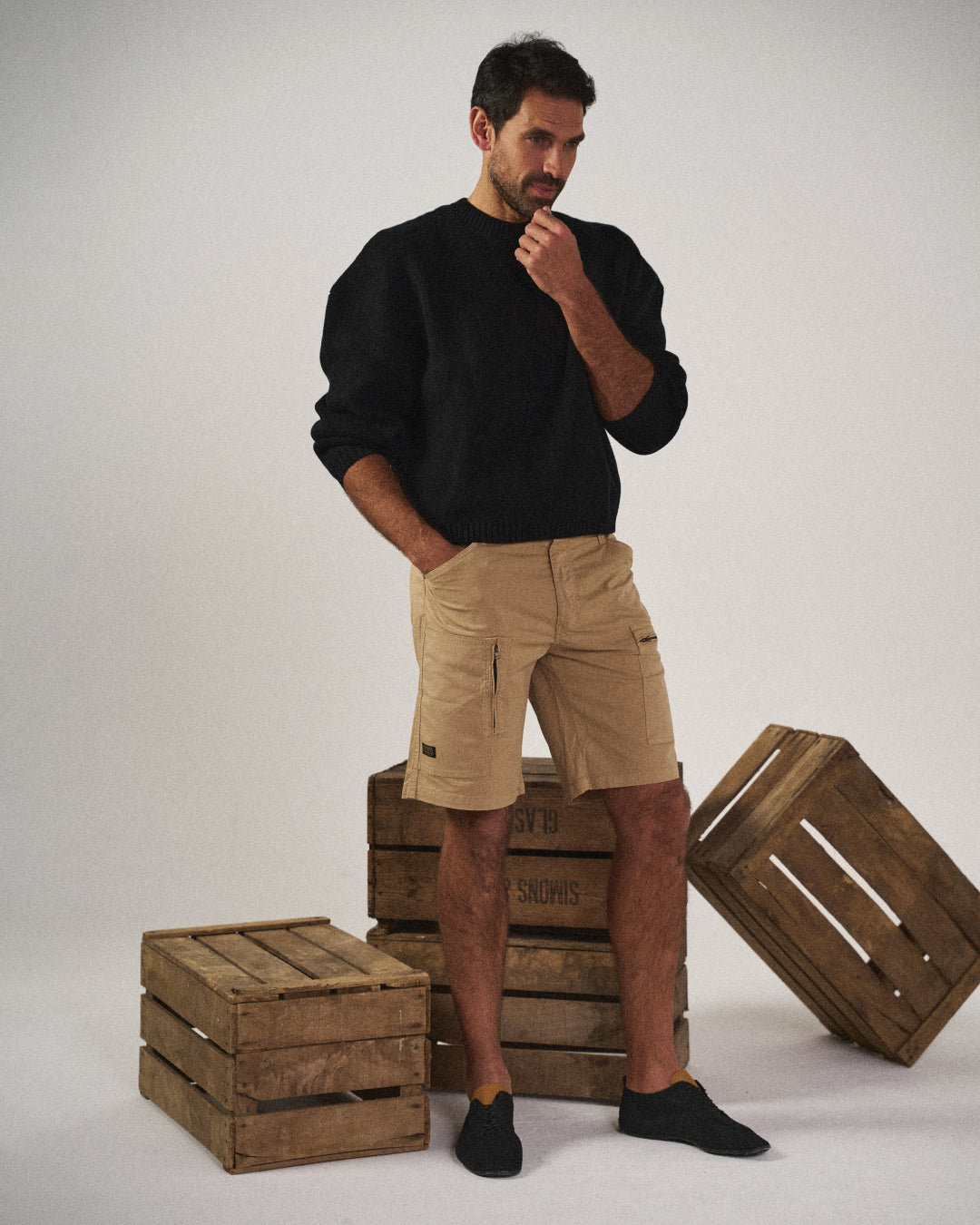 Evan | Men's Knit Walking Slip-On Shoes