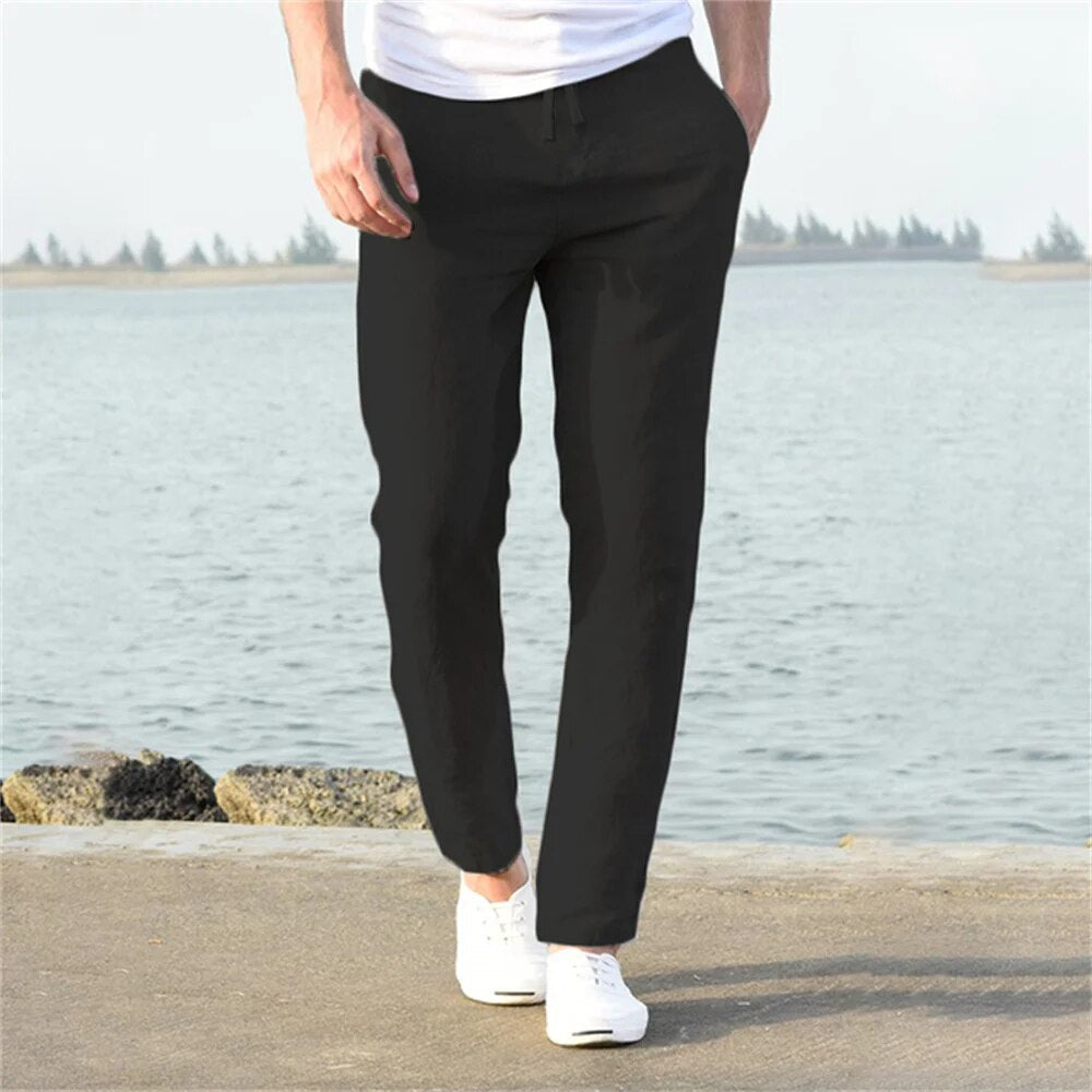 Felix | Men's Drawstring Linen Trousers