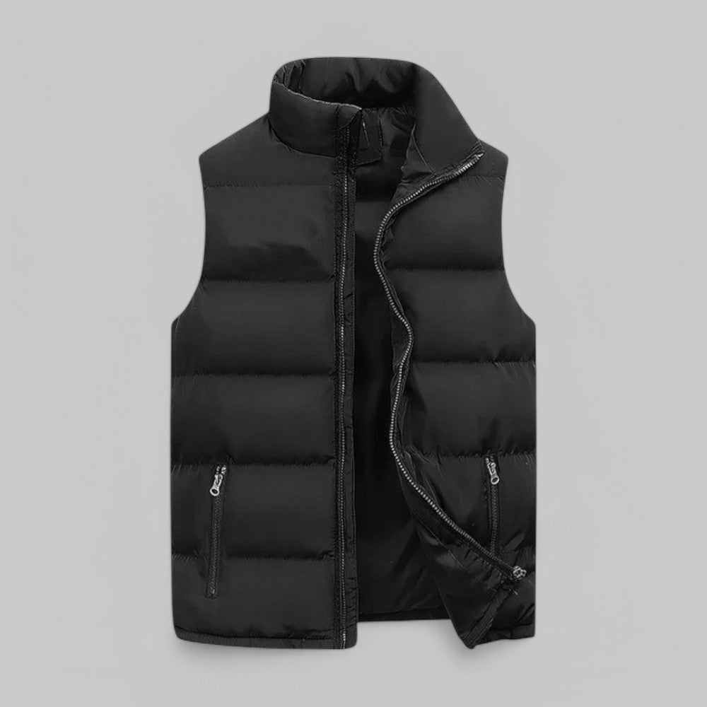 Evan | Men's Padded Zip-Up Utility Vest
