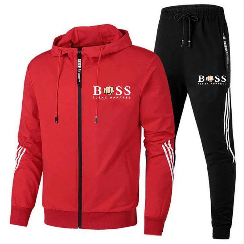 Dylan | Men's Stripe Hoodie And Sweatpant Set