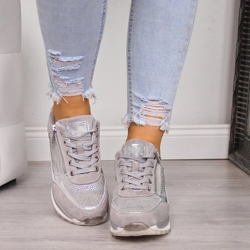 Nora | Women's Platform Lace-Up Sneakers