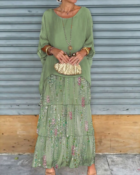 Sienna | Women's Bohemian Tiered Lace Maxi Dress