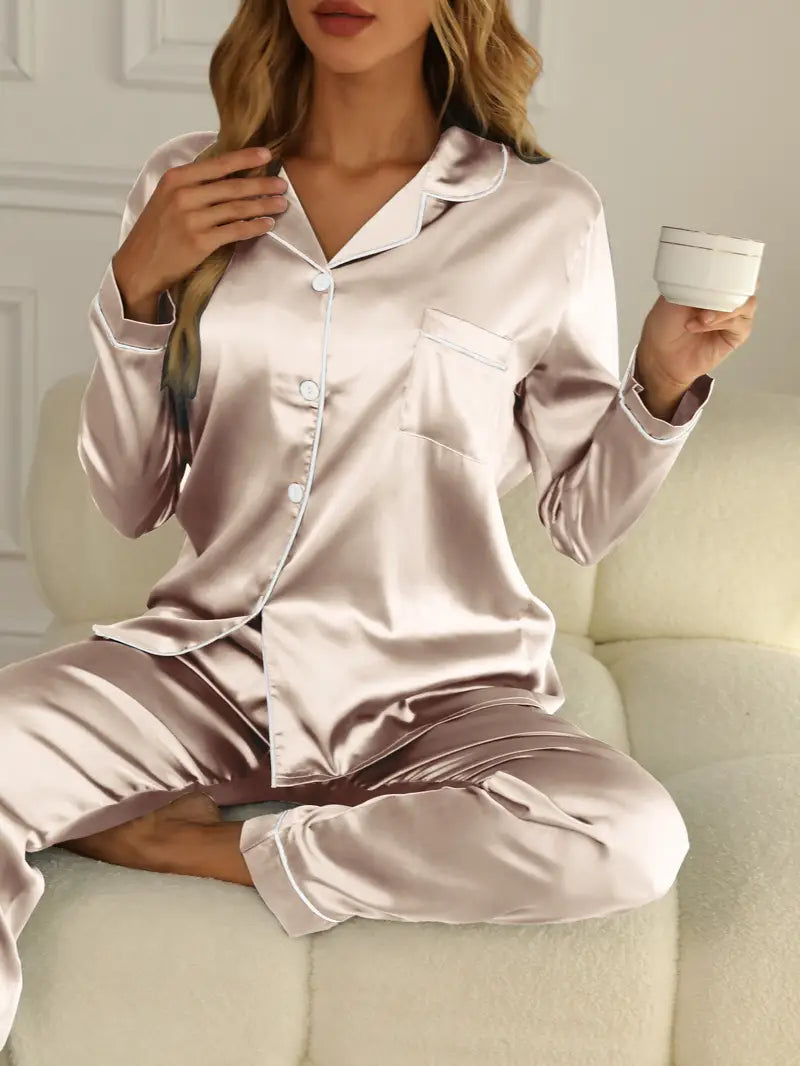 Liana | Women's Satin Pajama Set