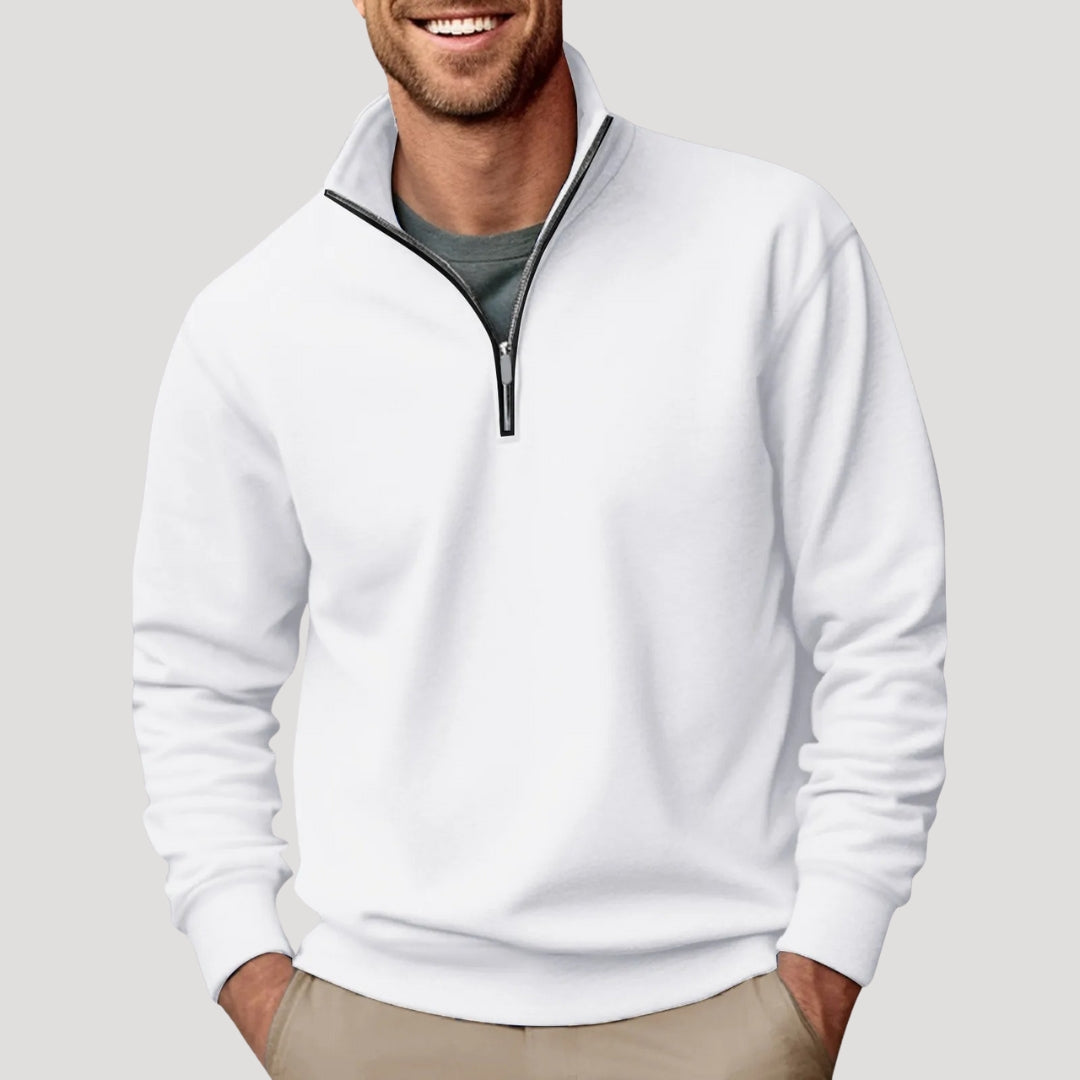 Theo | Men's Quarter-Zip Pullover Sweater