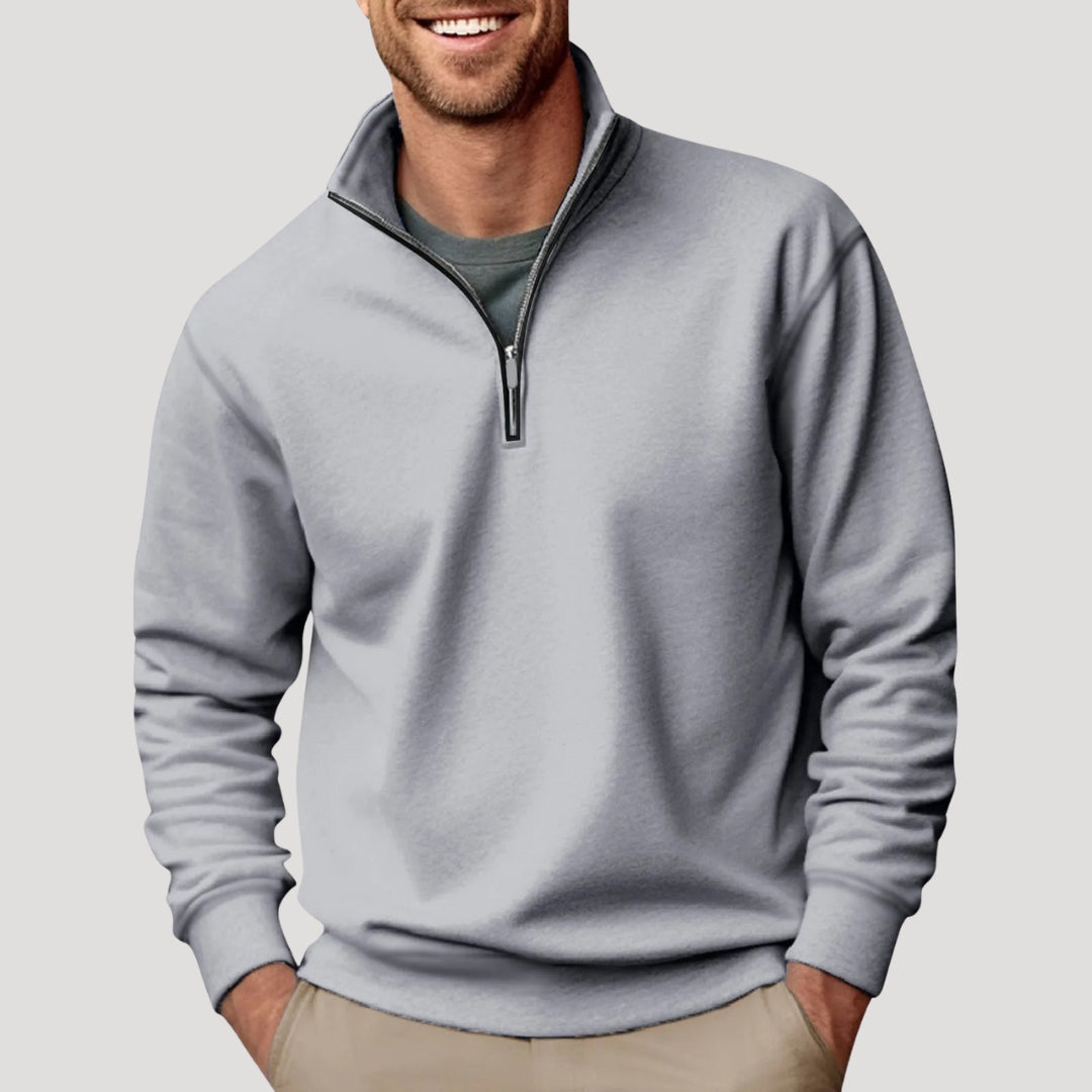 Theo | Men's Quarter-Zip Pullover Sweater