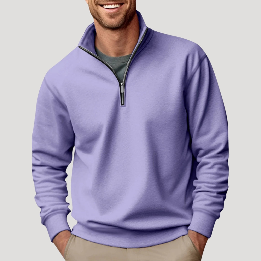Theo | Men's Quarter-Zip Pullover Sweater