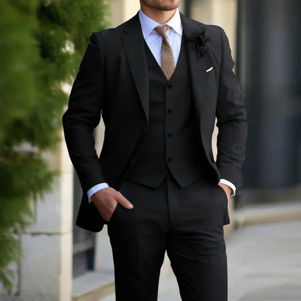 Victor | Men's Classic Three Piece Formal Suit