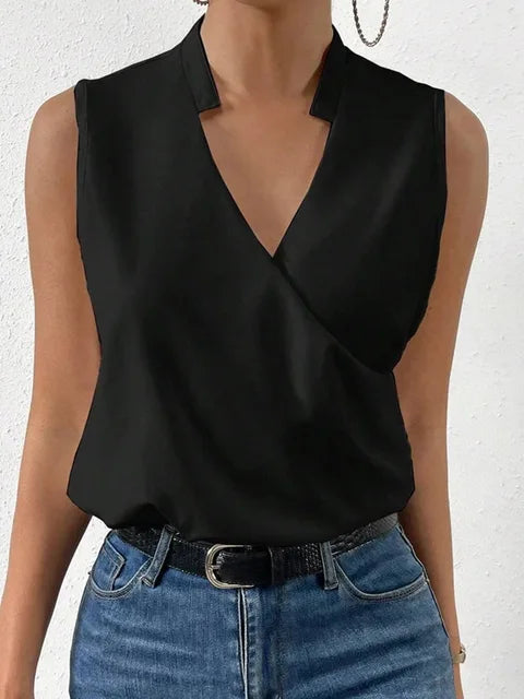 Ivy | Women's Sleeveless V Neck Summer Top