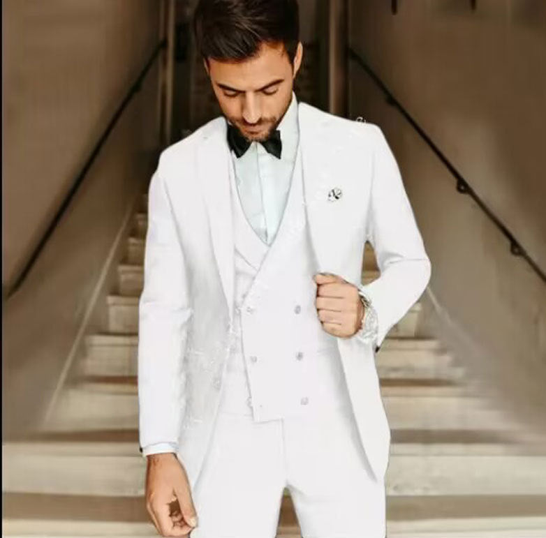 Sebastian | Men's Elegant Three Piece Wedding Suit
