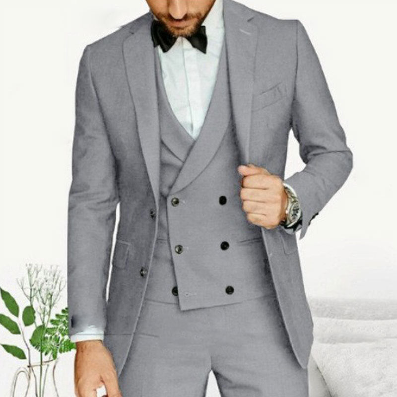 Sebastian | Men's Elegant Three Piece Wedding Suit