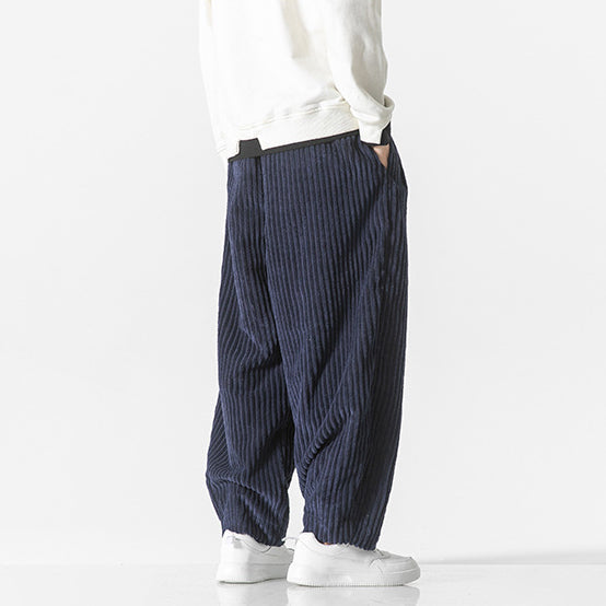 Mason | Men's Relaxed Corduroy Drawstring Trousers